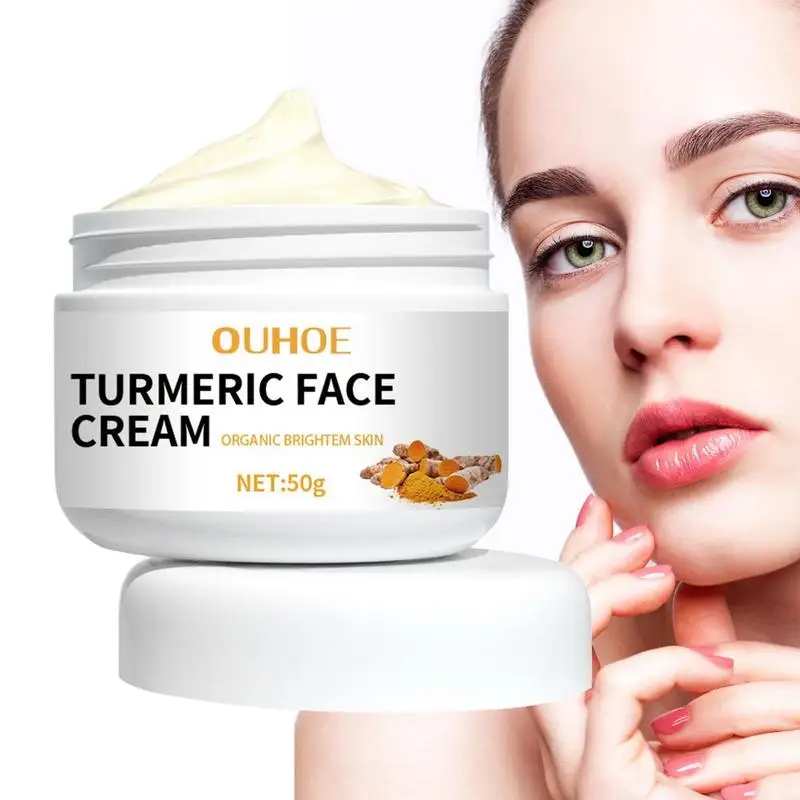 

Turmeric Face Cream Whitening Face Cream Acne Scar Melanin Remove Brighten Skin Moisture Korean Care Product For Skin Care