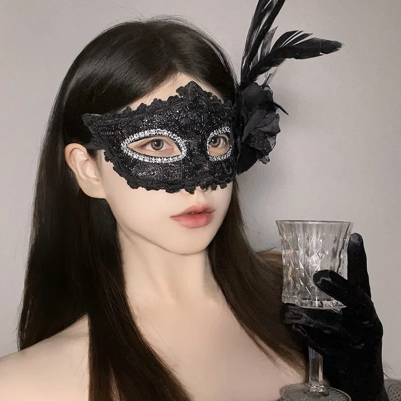 Венеция для взрослых маскарадная маска принцессы женская роскошная полумаска с