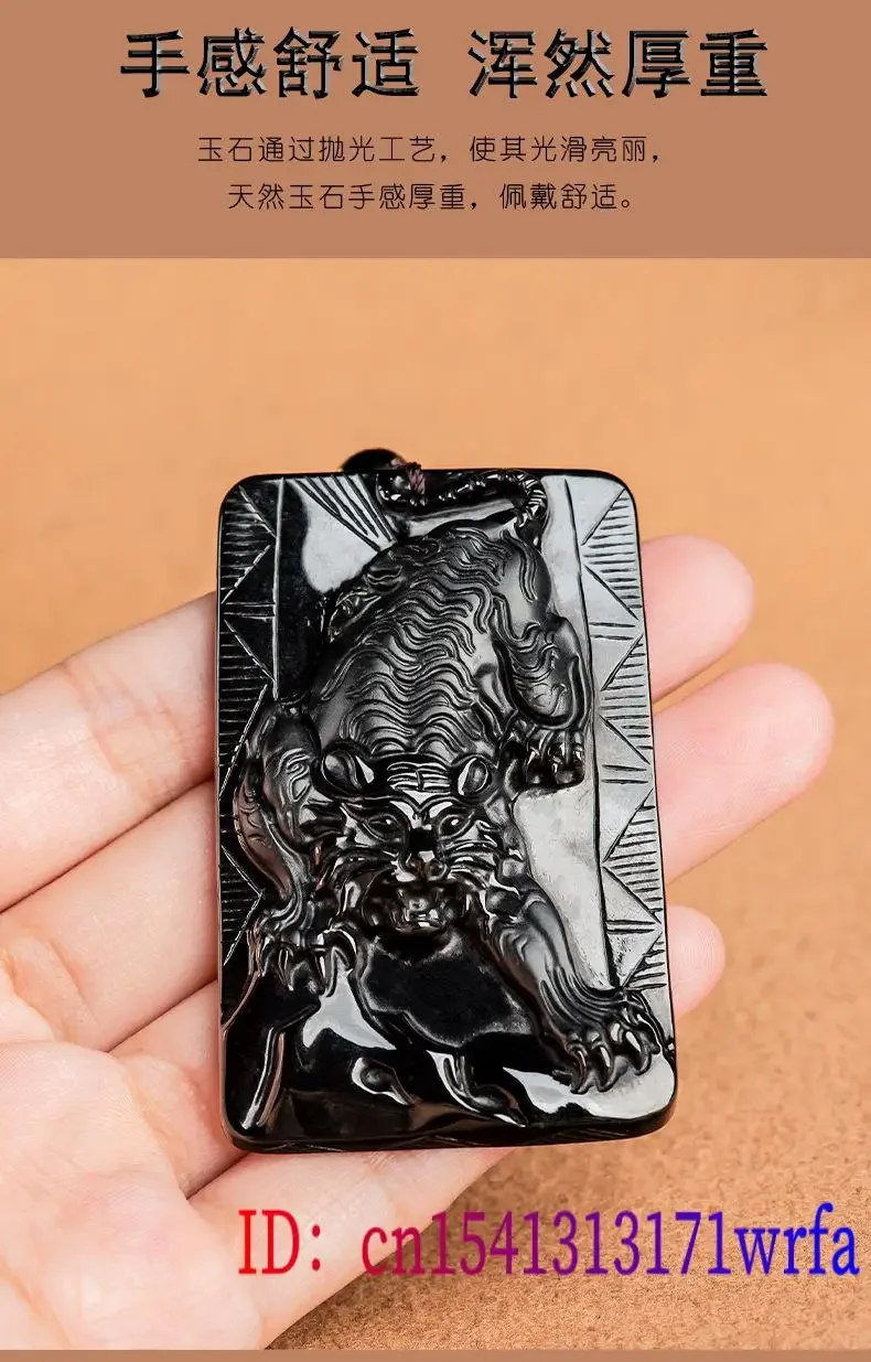 Бирманский японский Тигр Кулон Дизайнер амулет талисманы человек натуральный