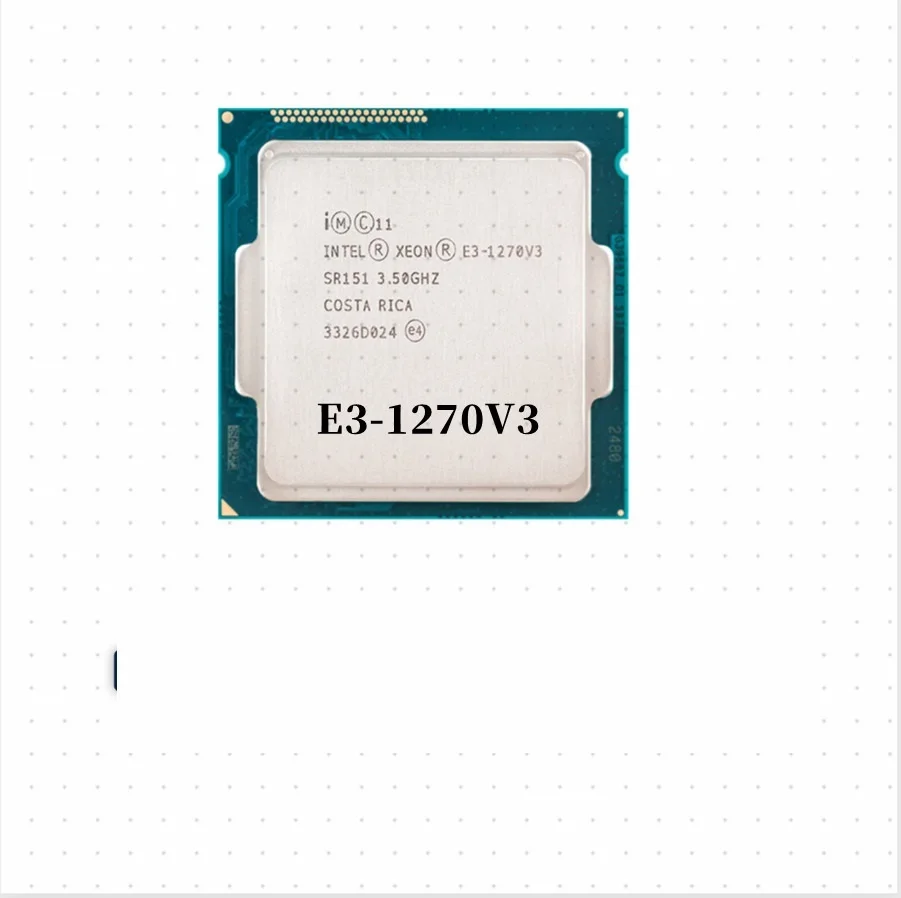 

Intel Xeon E3-1270 v3 E3 1270 v3 E3 1270v3 3.5 GHz Quad-Core Eight-Thread CPU Processor L2=1M L3=8M 80W LGA 1150