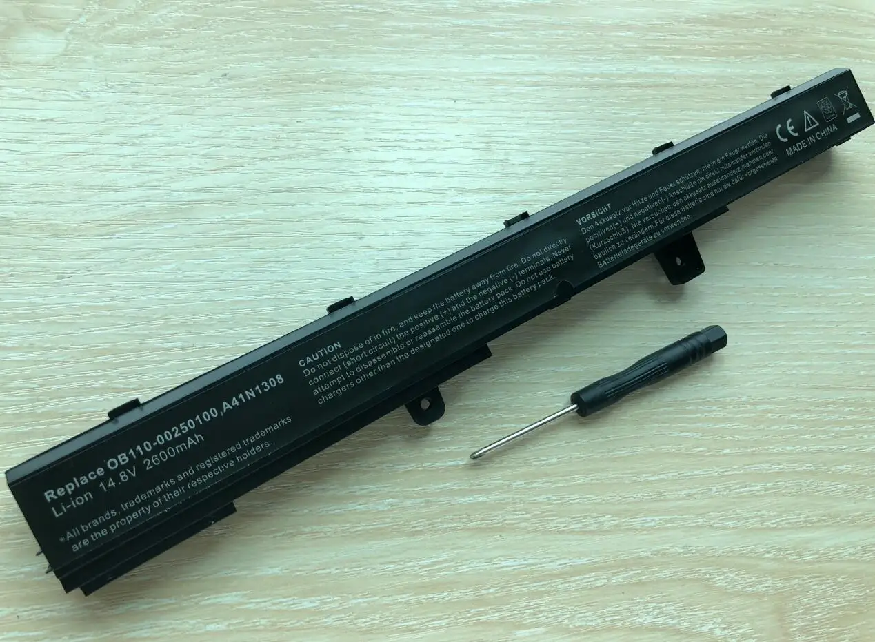 Аккумулятор A31N1319 A41N1308 для ноутбука ASUS X451 X551 X451C X451CA X551C X551CA X551M X551MA |