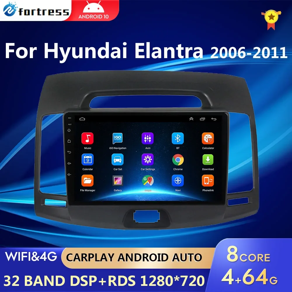 9 &quot4G + Wi-Fi DSP carplay 2din Android 10 автомобильный радиоприемник мультимедийный видеоплеер