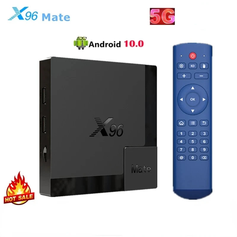 

Приставка Смарт-ТВ X96 Mate 2022, Android 10, Wi-Fi 2,4 ГГц