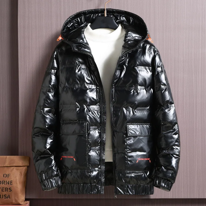 

Men's Winter Parka 12XL 11XL 10XL Plus Size Jackets Men Thickened Warm Hooded Coats Male Outerwear Large Size Men Glossy Jacket