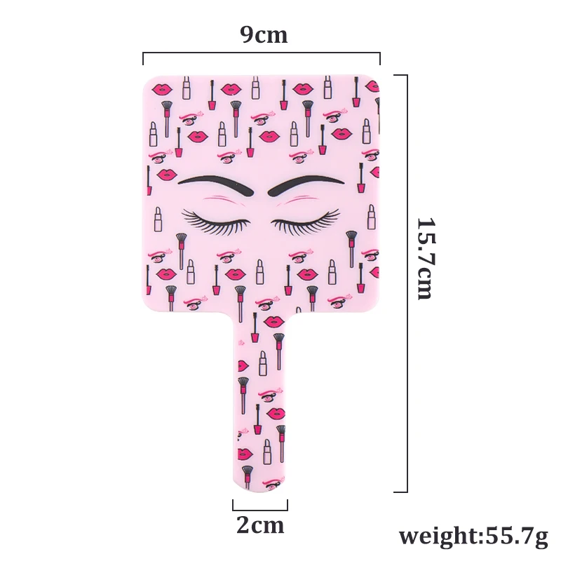 Ручное зеркало для наращивания ресниц myaokue-up