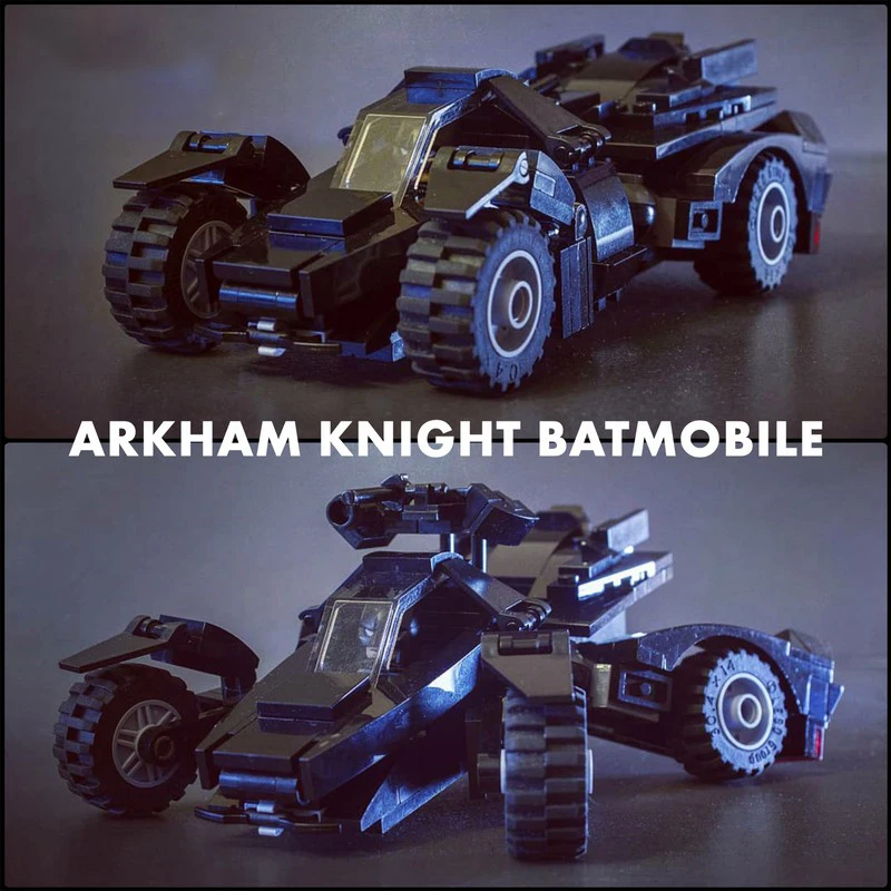

2022 New Movie Idea Creator MOC Building Blocks Bat-Man Chariots Knight Akcam Batmobile Assembling Brick Set Children's DIY Toy