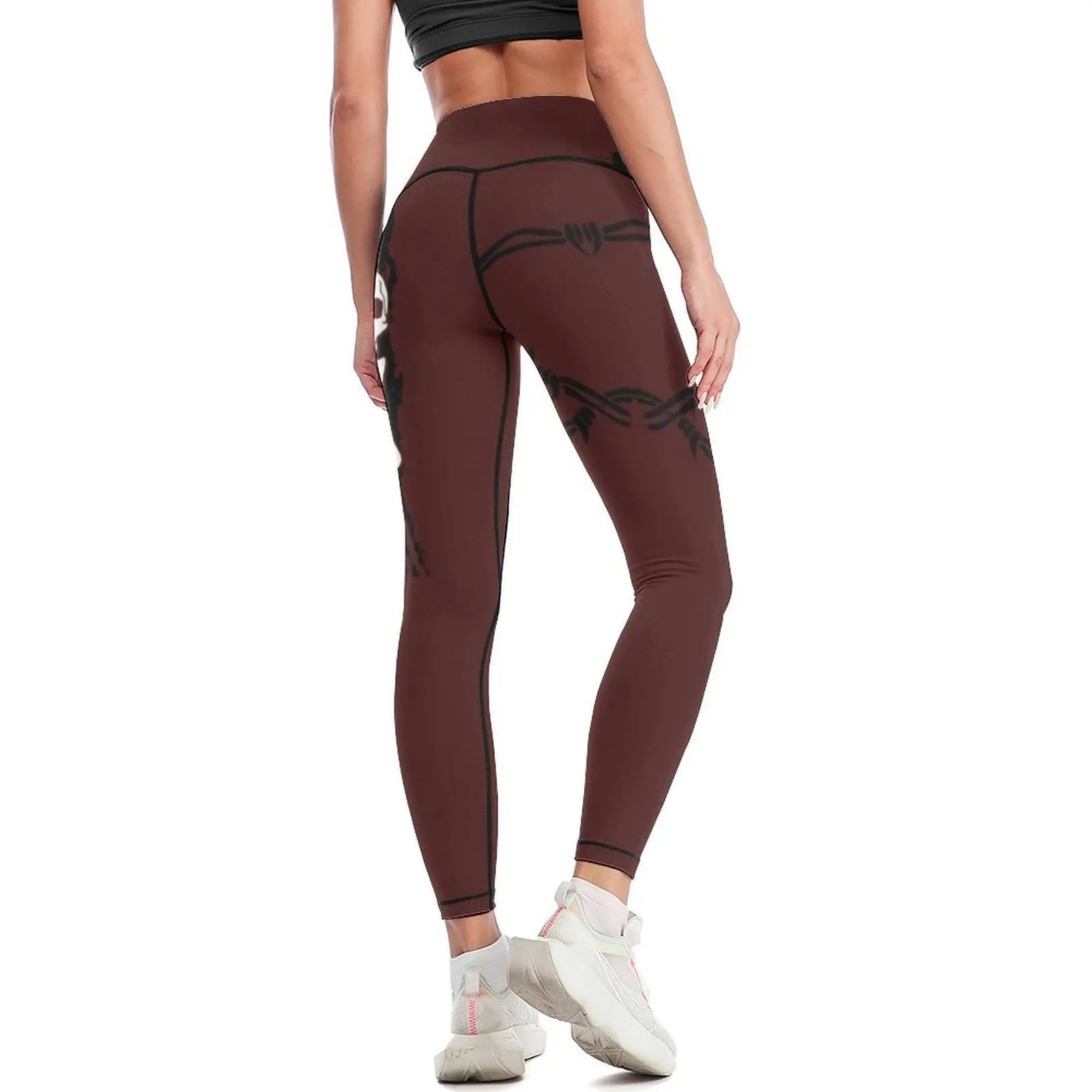 All Elite Wrestling Moxley Replica Leggings Женские брюки спортивные штаны для физических видов