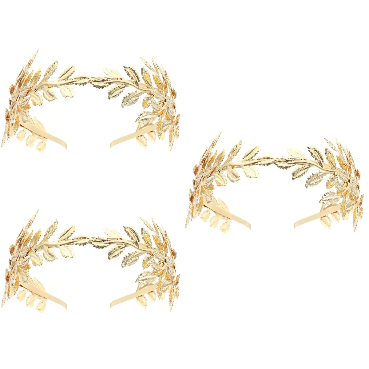 

3x Свадебная повязка на голову головной убор для дня рождения богини головной убор богини Лист повязка на голову свадебный аксессуар для волос