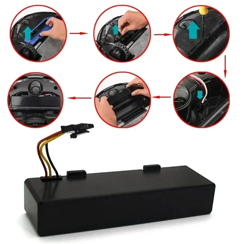 Аккумулятор 14 4 В 12800 мАч для робота-пылесоса Xiaomi Mop Pro