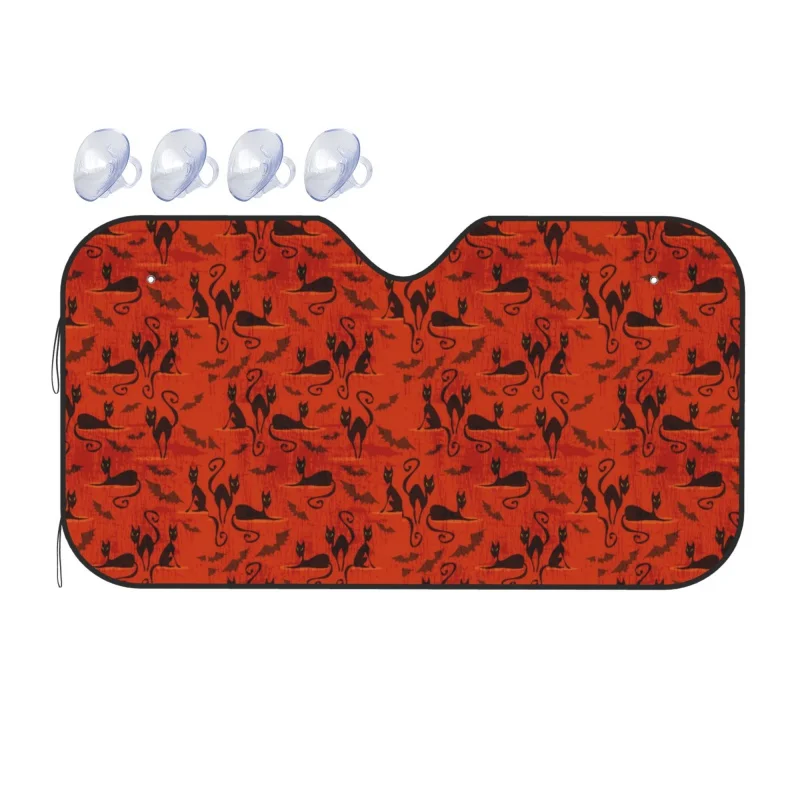 

Универсальный солнцезащитный чехол на лобовое стекло автомобиля с рисунком Хэллоуина