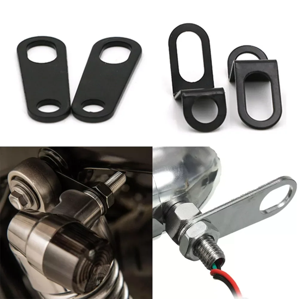

Universal Motorcycle Turn Signal Light Mount Brackets Parts Racing Lamp Holder Shock Fork Ear Clamps 10mm For Dirt Pit Bike