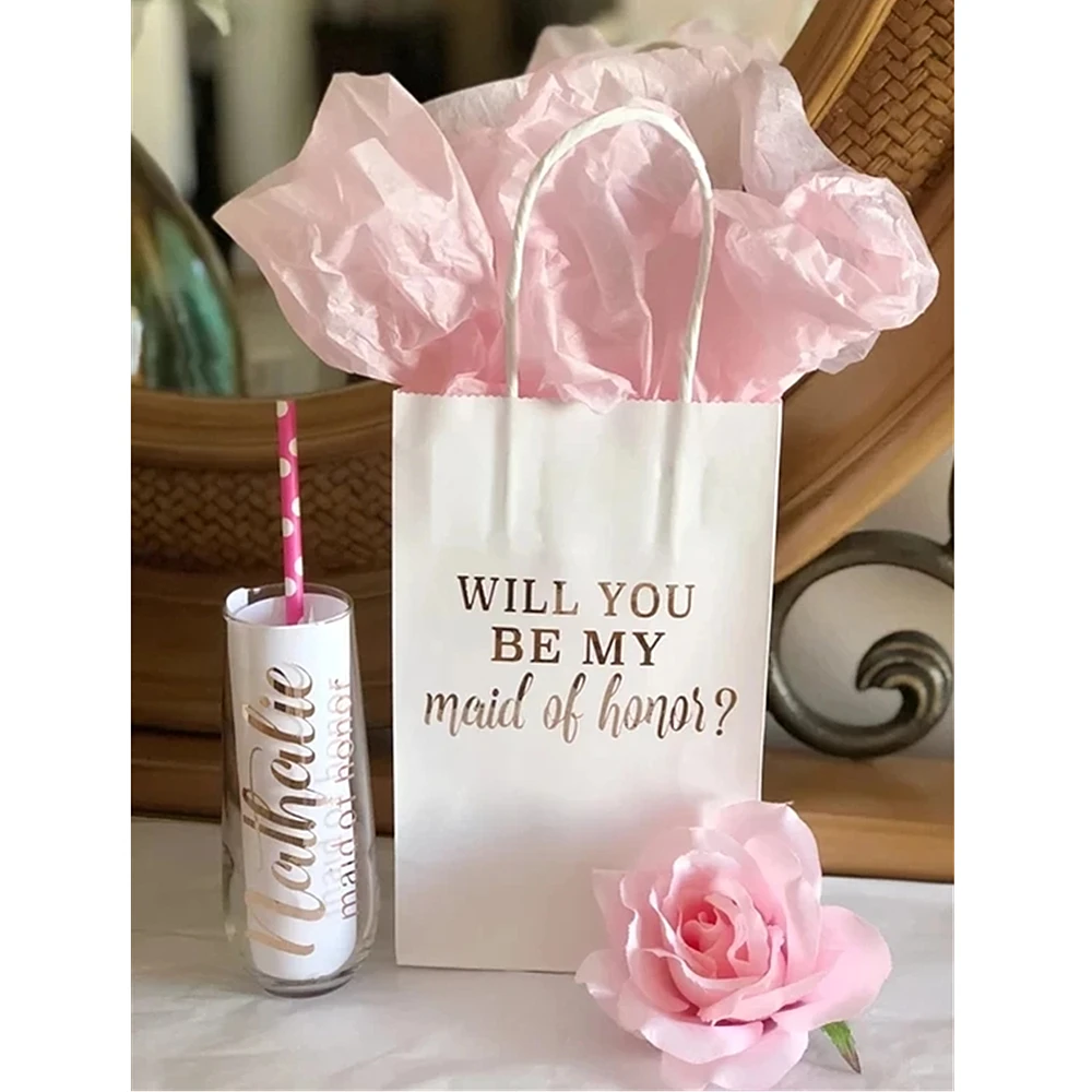 

Персонализированные Серебристые нам свадебные подарки подружки невесты благодарю, подарочные пакеты, подарки подружки невесты-свадебные ...