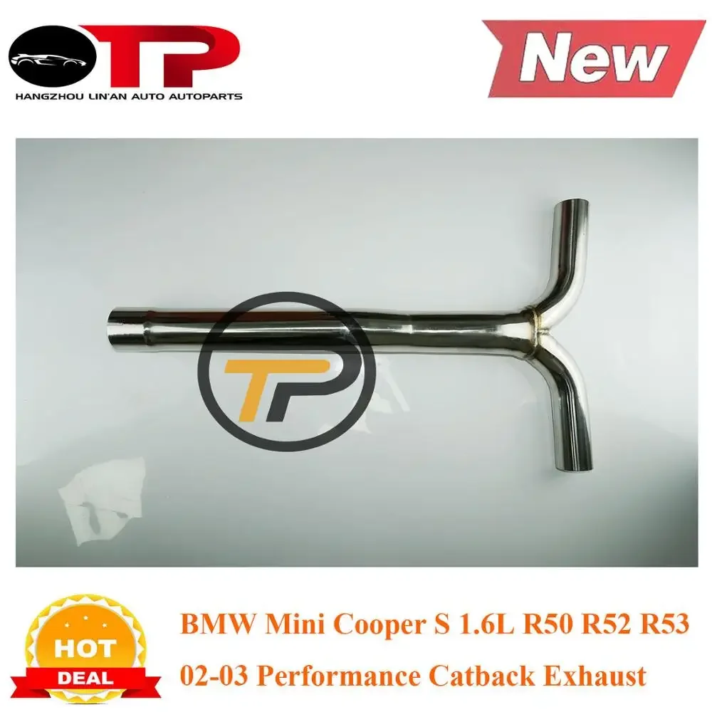 Выхлопная труба OTP для BW MINI COO PER S R50 R52 R53 НЕРЖАВЕЮЩАЯ СТАЛЬ выхлопная зеркальная