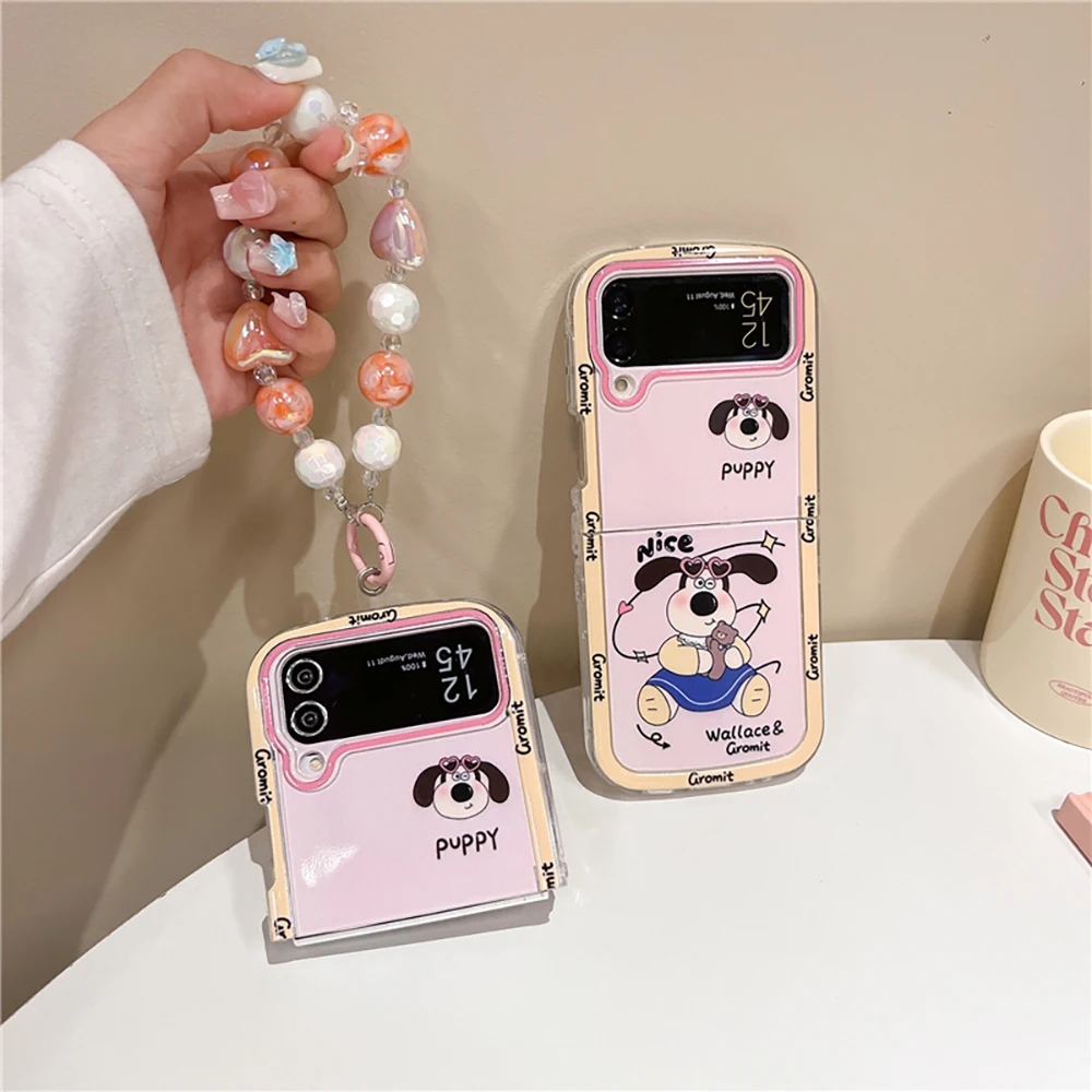 Мультяшные люверсы обеспечивают поддержку с браслетом чехол для телефона Samsung