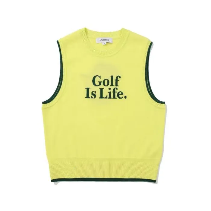 

Оригинальный популярный женский вязаный жилет для гольфа в Южной Корее, удобный и мягкий жилет без рукавов на раннюю осень