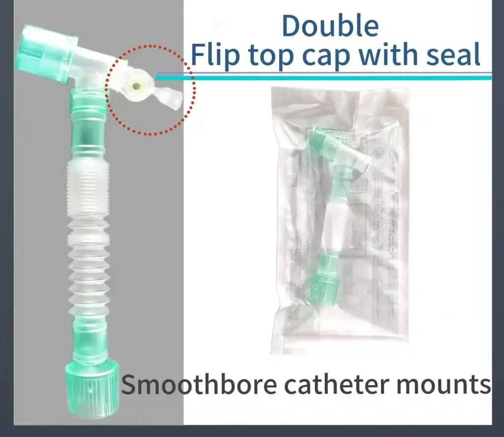 Одноразовая удлинительная трубка с резьбой дыхательного цепи аналогичный