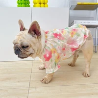 french bulldog clothes summer thin doll skirt cool bulldog short body fat dog clothes puppy outfits dog clothes dog dresses