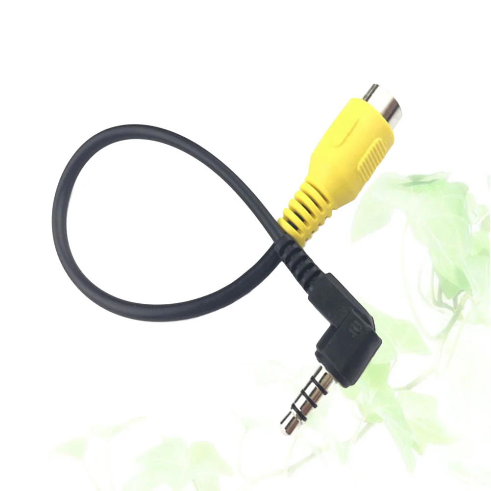 

25mm Lightweight Cable Converter GPS Tablet Extension Space Saving Reverse Camera Rear View Easy Install for Car DVR (Black)