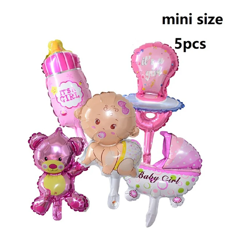

It's Boy or Girl Banner Kids Birthday Party Balloons Baby Shower Decoration Helium Ballon Blue Pink Gender Reveal Supplies