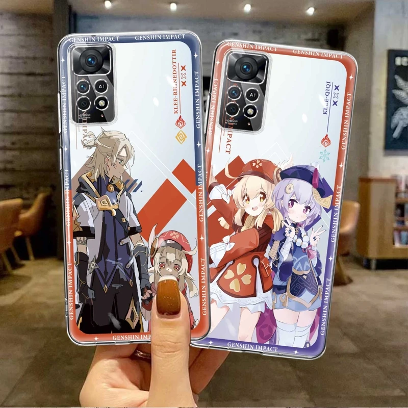 

Print For Xiaomi Redmi 9 9A 9C 10C 12C K40 Pro 9T Redmi9 Phone Case Genshin Impact Klee Game
