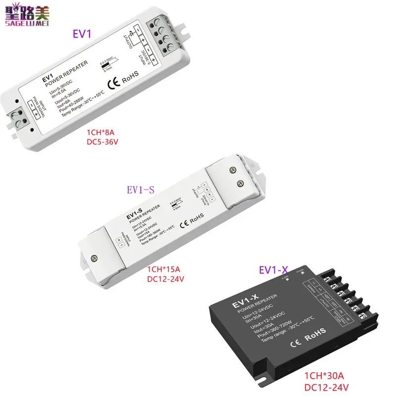 EV1 EV1-S EV1-X 1 канал 8A 15A 30A DC5-36V PWM постоянного усилителя ретранслятор CV усилитель