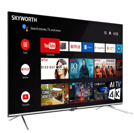 Skyworth 43-дюймовый светодиодный телевизор модель 43E3A UHD Android 4K Smart TV домашний