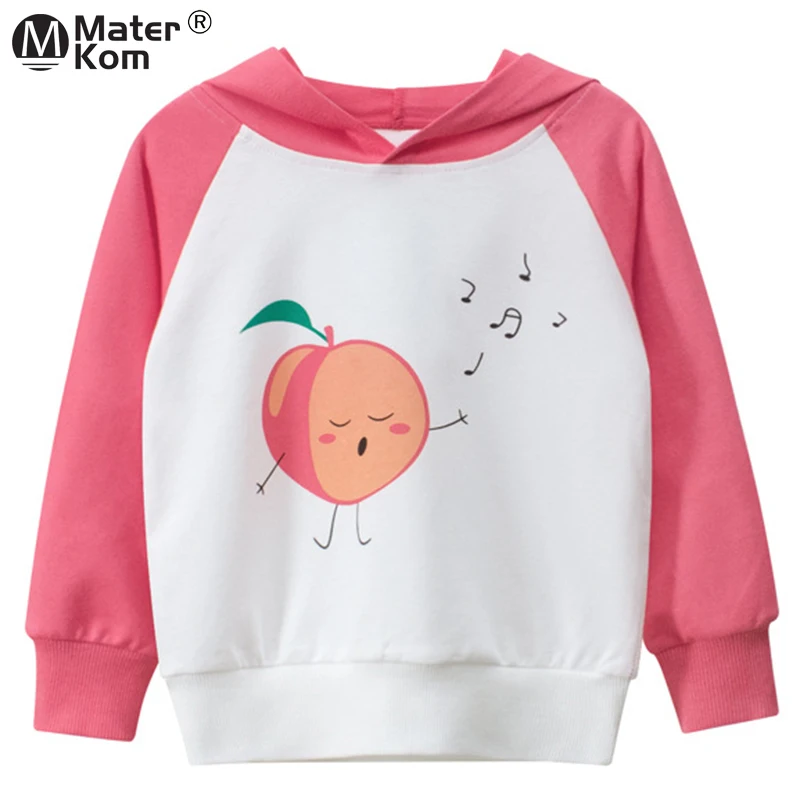 

Girls Cartoon Printing Sweatshirts Children Long Sleeve Tops Spring Casual Hoodies Kids Clothing Cotton Fashion Clothes 2-7y
