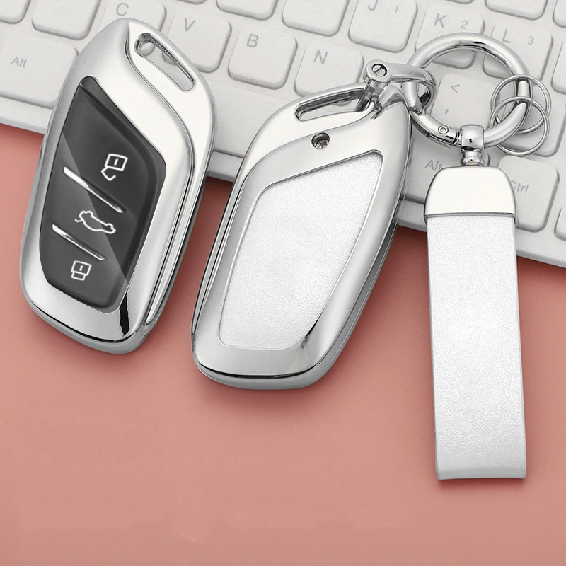 

Zinc Alloy Car Key Pack Suitable for Roewe i5 Keysleeve Buckle RX5PLUS Coleway i6 New rx3 Whale rx8 Shell rx5max Pack ei5 shell