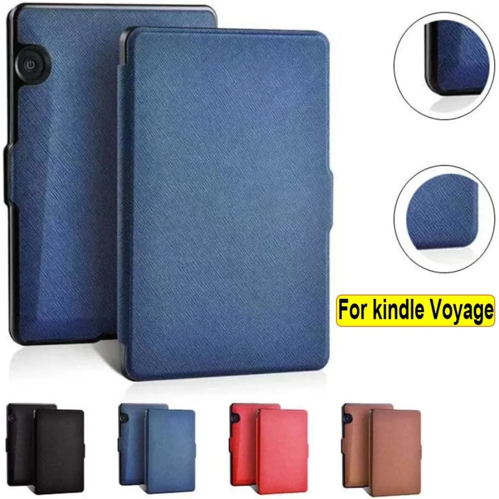 Фото Чехол для чтения электронных книг из искусственной кожи Kindle Voyage 2014, тонкий защитный чехол №1