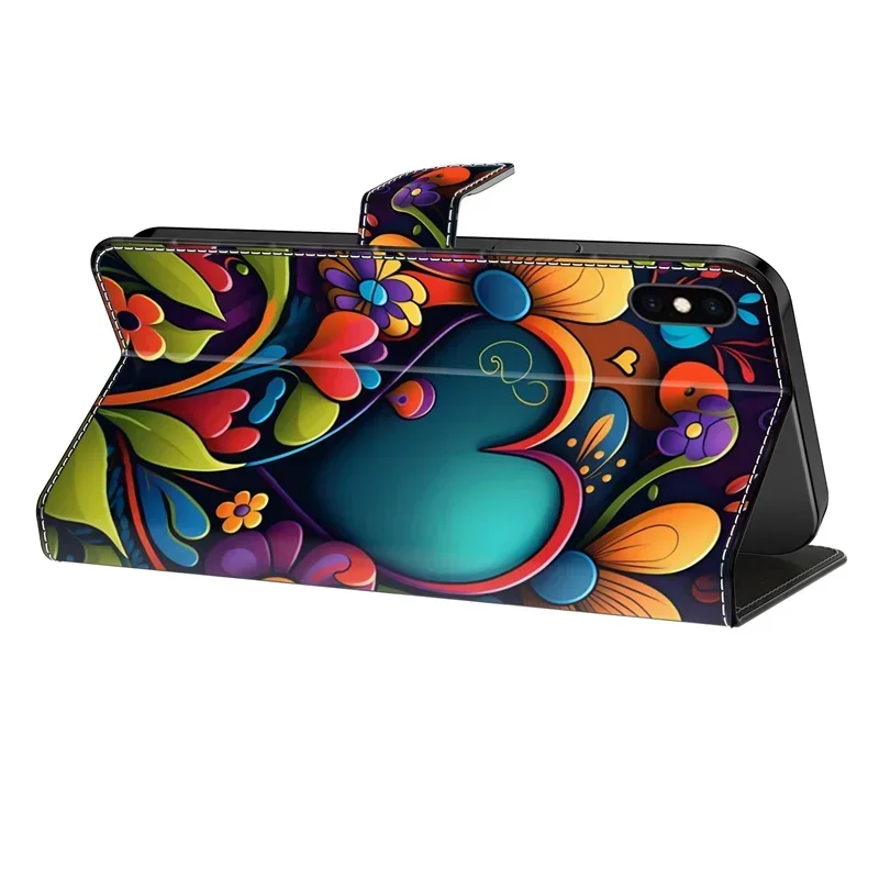 Флип-чехол для телефона кожаный флип-кошелек с 3D рисунком Google Pixel 9 Pro XL 8a 7a 9Pro