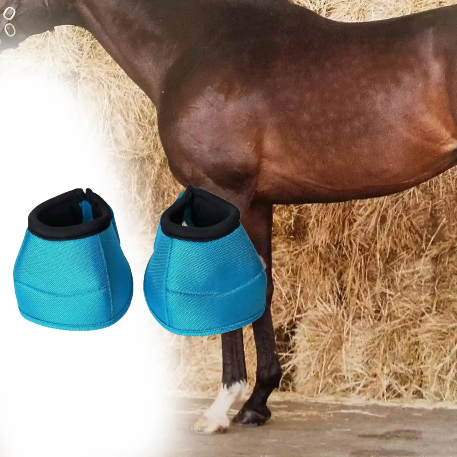

Horse Hoof Boot Equine Hoof Protector Washable Protective Cover Foot Guard