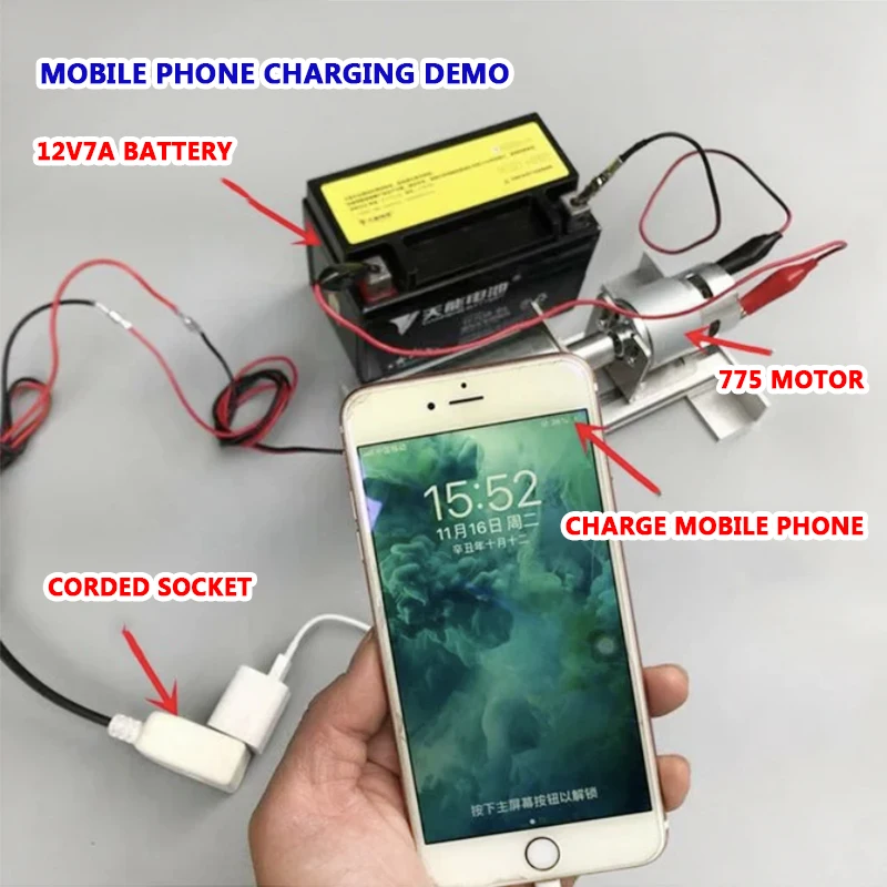 220 В двойной фотоэлемент внутренний ротор двигатель высокого напряжения