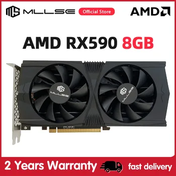 MLLSE AMD RX 590 GME 8GB Gaming Graphics Card GDDR5 256Bit PCI Express 3.0 ×16 8Pin Radeon GPU RX590 Series placa de video 1