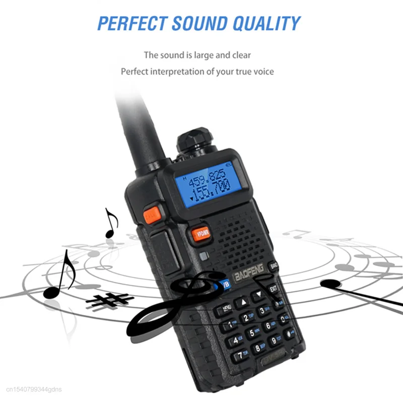 Baofeng Walkie-talkie 5W/8W UV-5R Dual-band Ham Radio VHF 136-174MHz/ 400-520MHz Radio 128CH  Dual Band Two Way Radio CB Radios