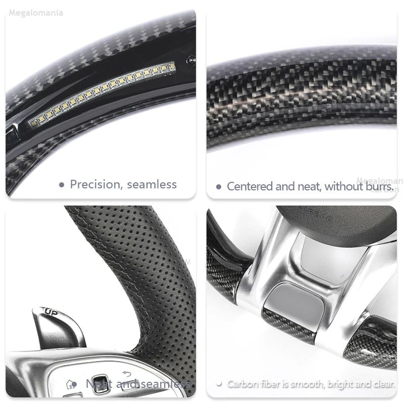 Рулевое колесо из углеродного волокна для C63 E63 W213 G500 S63 S500 S320 G55 CLA45 полный