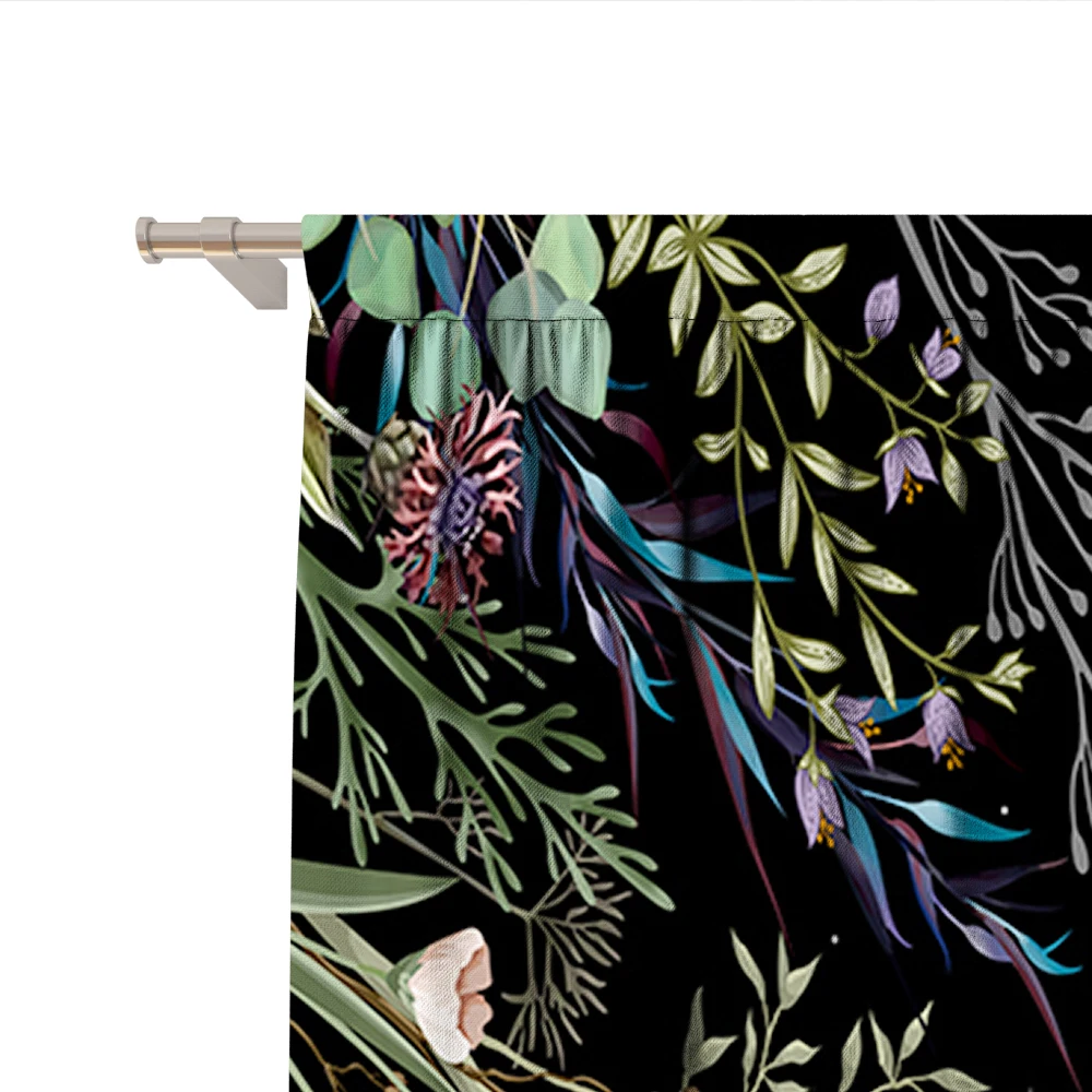 2 шт. занавески для украшения дома с изображением звездного неба и моря