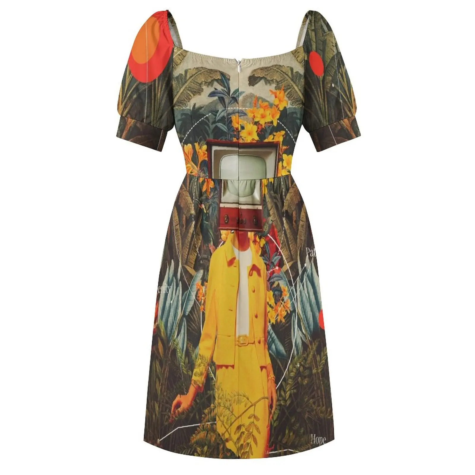 She Came from the Wilderness Платье с короткими рукавами для беременных вечернее платье