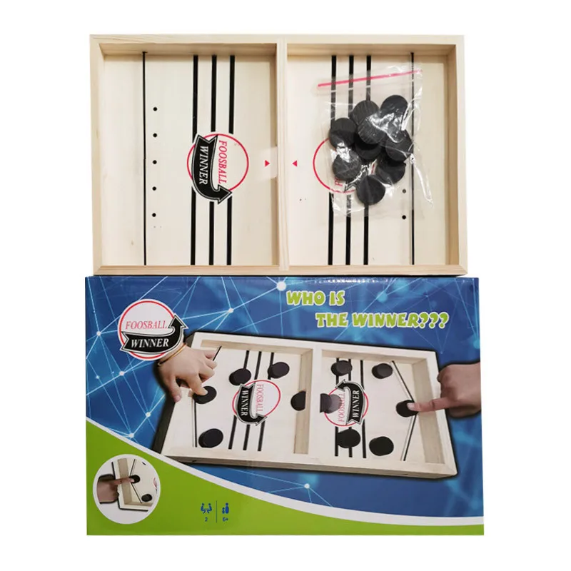 Fast Hockey Paced Sling Puck Table Board Games SlingPuck Foosball Winner Game Toys For Adult Child Family Party Board Game Toys images - 6