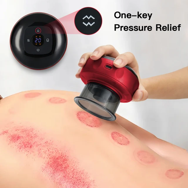 Electric Vacuum Cupping Massage Body Cups Anti-Cellulite Therapy Massager for Body Electric Guasha Scraping Fat Burning Slimming 4