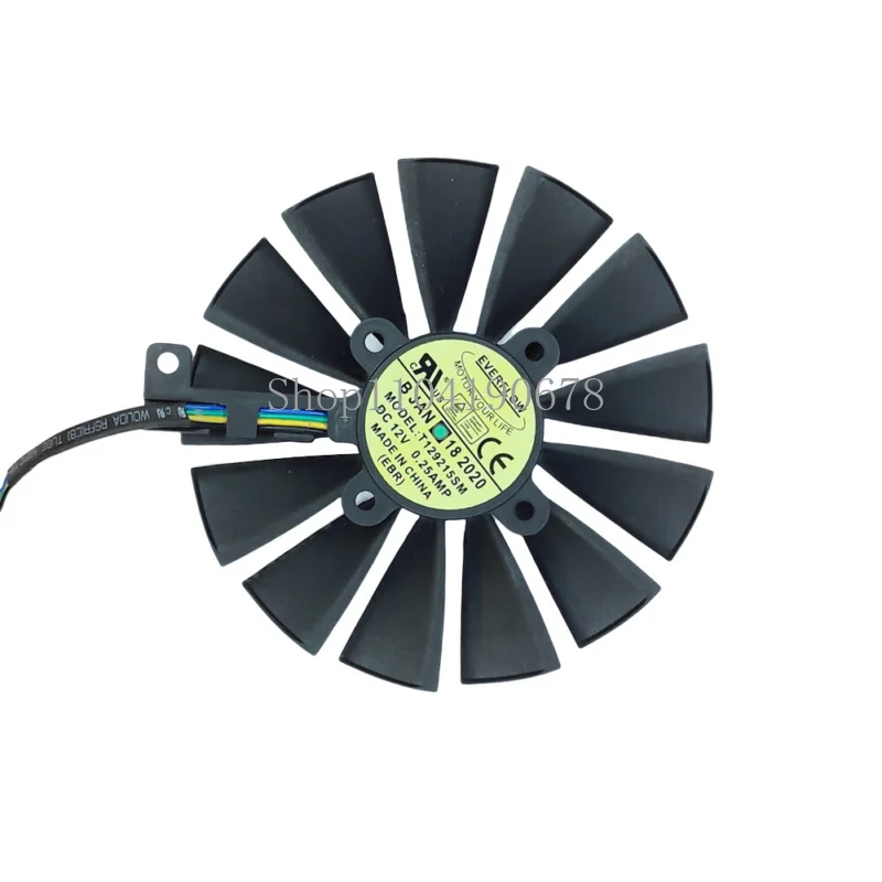 Радиатор — вентилятор охлаждения графического процессора для Asus GTX 1050 1050ti Strix 1070ti