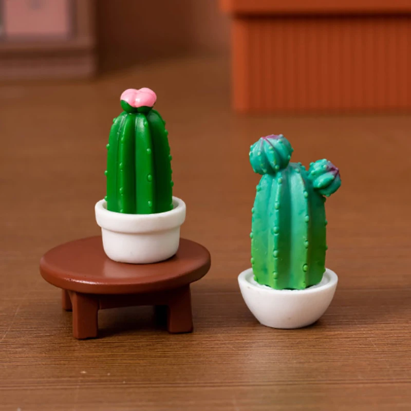 Мини искусственные украшения кактус бонсай Декор микро Ландшафтный растение