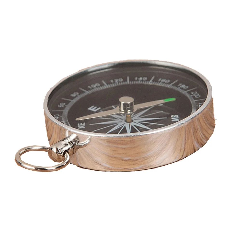 

Pockets Mini Camping Hiking Compasses Lightweight Aluminum Outdoor Travel Compasses Navigation Wild Survival Tool Black
