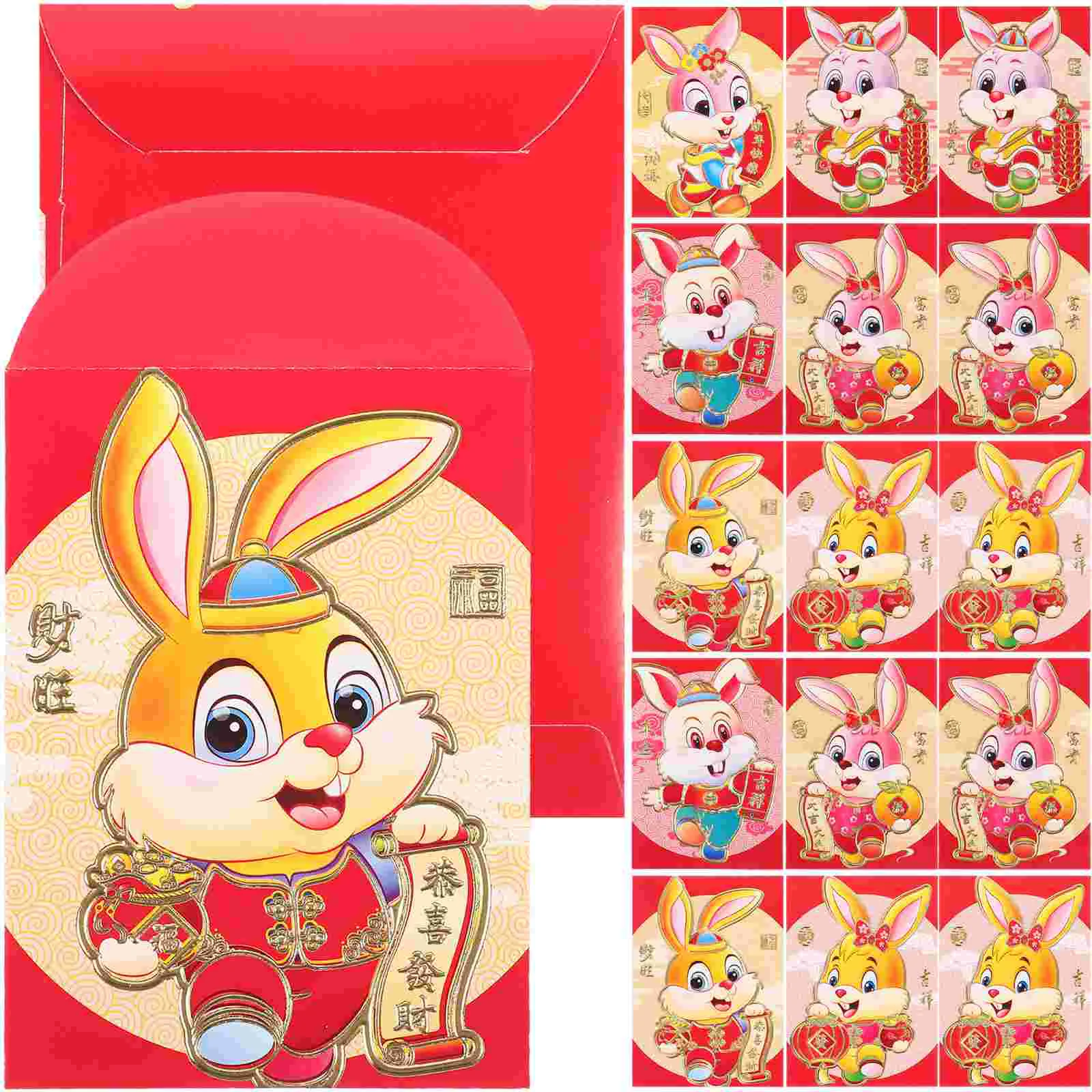 

Red Year Money Rabbit Envelope Packet Chinese New Packets Festival Envelopes Springlucky Pocket Zodiac Paper The Luckgiftpouch