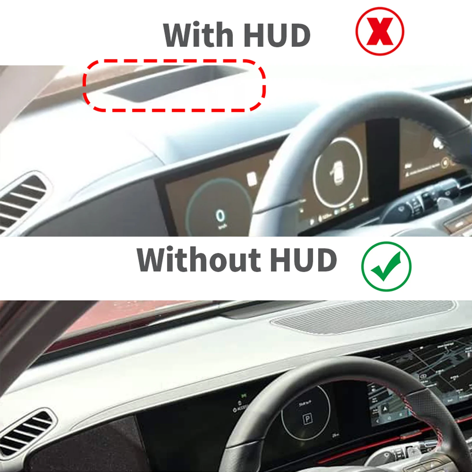 Фото Для Hyundai Kona 2024 2025 2026 (без HUD) коврик для приборной панели автомобиля, аксессуары, солнцезащитный козырек, защитный ковер, коврик для приборной панели №2