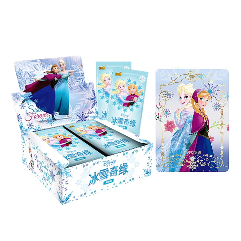 

New Card Frozen Card Disney Aisha Princess SSR Card Collection Card Aisha Girl 3D Flash Card Kids Gift