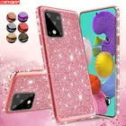 Чехол для Samsung Galaxy A51, A71, A01, A11, A21, A41, A91, блестящие чехлы с бриллиантами для Samsung A10, A20, A30, A40, A50, A70, A90, 5G чехол