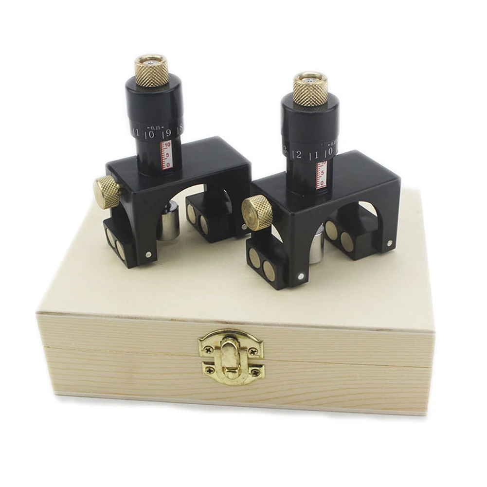 

2PCS Flat Planers Cutter Alignment Tool Precise Positioning Planers Calibration Setting Height Adjustable Moulder