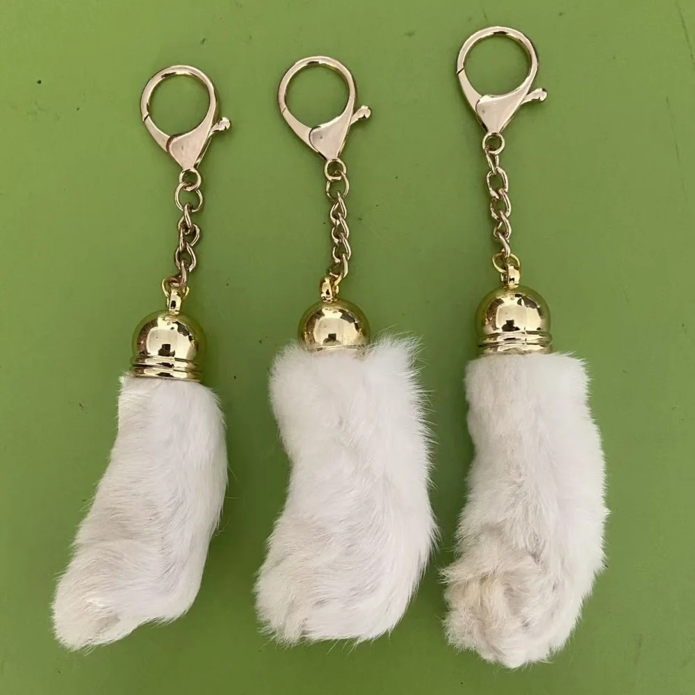 

Брелоки с кроличьими ножками 3 шт