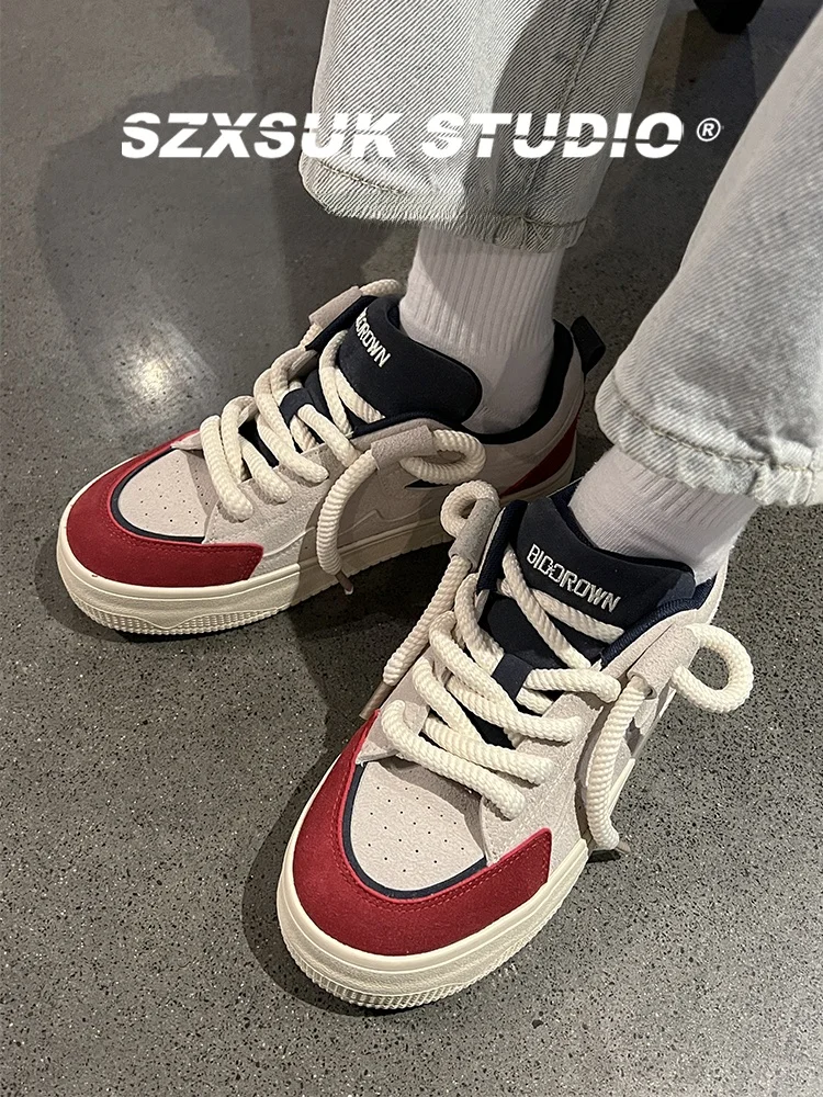 Обувь Мужские новые кроссовки Американский винтаж Модный универсальный дизайн