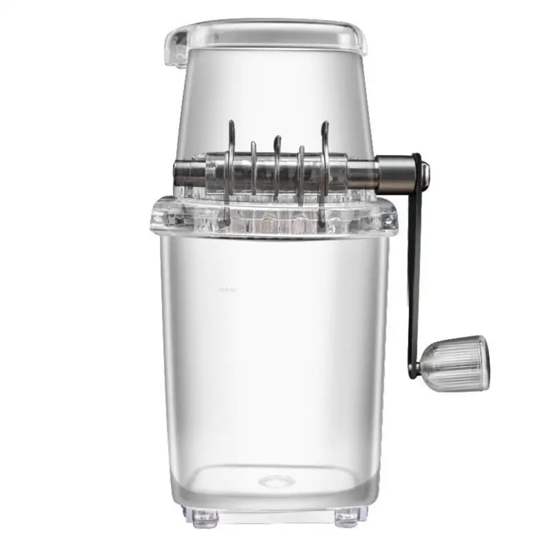 

Household Ice Crusher Small DIY Hand-Crank Ice Shaver Breaker Home Cold Drink Making Tools Portable Snow Cone Machine